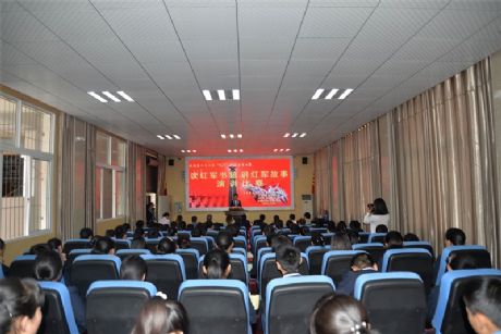 庆祝第二十二个“4·23”世界读书日暨“读红军书籍·讲红军故事”演讲比赛在我校举行